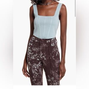 Open Edit Corset Crop Sweater Tank